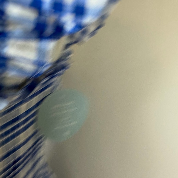 NWT Hill House Water color gingham nap midi dress Blue Size S - Picture 9 of 12